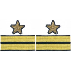 СТАРШИЙ ЛЕЙТЕНАНТ, нарукавный знак офицеров ВМФ СССР, обр. 1943 г.